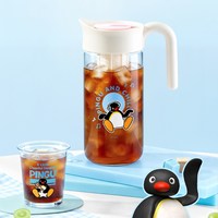 有点淘气 x PinguIP授权大容量高硼硅冷水壶(含滤网)