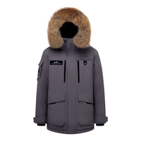 波司登 极寒鹅绒羽绒服 冻土棕 L 170/92A
