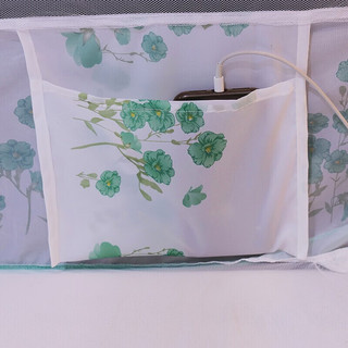 无印良品 方顶蒙古包钢丝蚊帐 180*200cm 全底 拉链坐床式