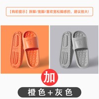 IQGD 防滑防臭软底 灰色 浴室拖鞋