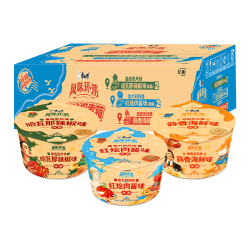 康师傅 方便面风味环游异国风情3口味111g*6碗全球泡面争霸