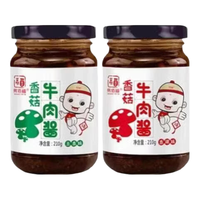 易佰福 香菇牛肉酱 香辣味 210g