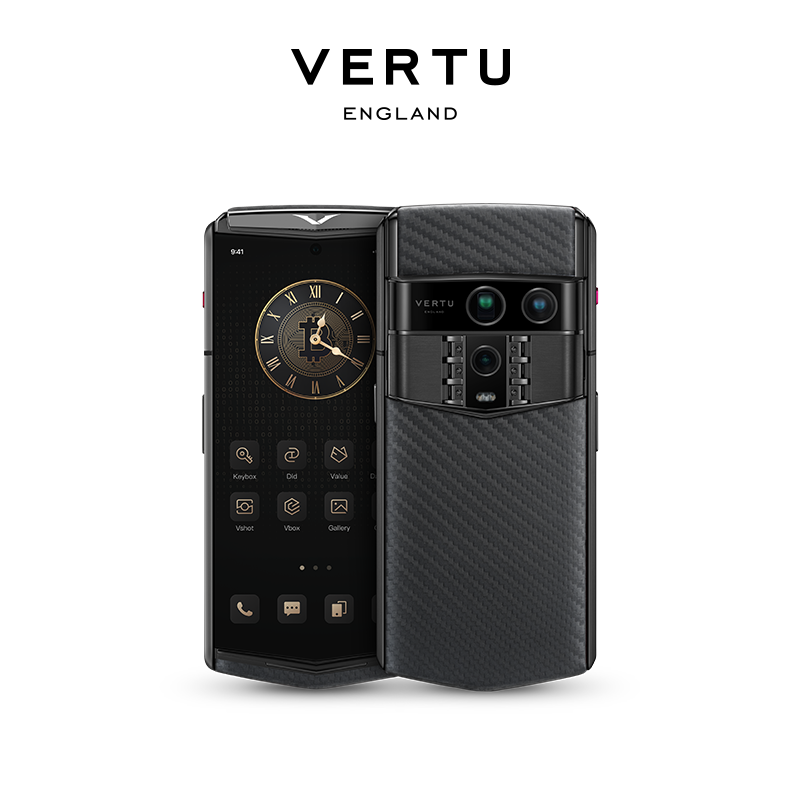 VERTU纬图 AGENT Q 加密三系统 骑士黑碳纤纹小牛皮 16GB+1TB 5G手机