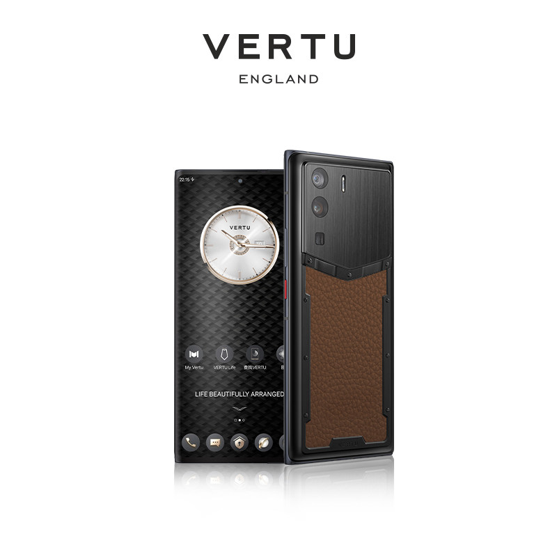 VERTU META1 双系统隐私加密 焦糖棕 18GB+1TB 5G手机