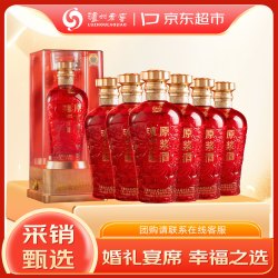 泸州老窖 泸州原浆南国红 52%vol 浓香型白酒 500ml*6瓶