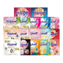 喜净 hygiene 柔顺剂 泰国原装进口 20ml装随机香味共12包 洗护浓缩持久浸泡衣服留香去静电