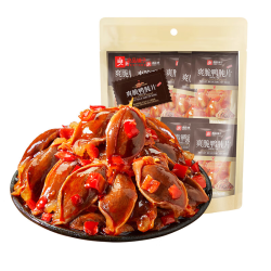 良品铺子 爽脆鸭胗片 240g 剁椒味 卤味零食