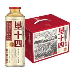 雪花 垦十四琥珀拉格国产大麦精酿啤酒500mL 12罐 +经典老雪1L装