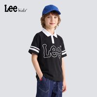 LEE KIDS 儿童polo衫短袖T恤夏季时尚百搭休闲运动透气上衣男女童
