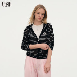 TEENIE WEENIE 小熊女装毛针织衫 连帽款