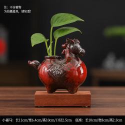 新中式陶瓷小福马花瓶