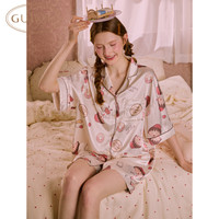 GUKOO/果壳 樱桃小丸子联名 女士家居服套装 S