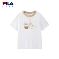 FILA KIDS 斐乐童装 男童短袖T恤 纯棉 2026夏季