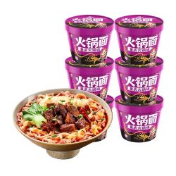 稻花香 稻花 速食方便泡面 重庆火锅味 136g*6桶/箱