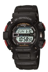CASIO 卡西欧 G-SHOCK泥人 男士大表盘数显运动手表 防泥防尘