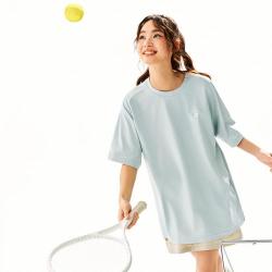 安踏 运动T恤男士夏季透气轻薄篮球系列宽松训练短袖上衣男