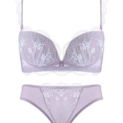 Glambody MAGIC NATURAL LINE 内衣女无钢圈小胸聚拢文胸套装 682188