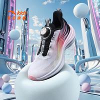 安踏儿童运动鞋犟弹缓震氢跑2.0 33码 白/雪糕粉/轻盈黄/黑