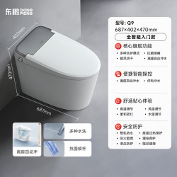 东鹏 Q9 即热式无水箱 AI温感 305mm坑距 智能坐便器