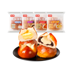 桃李 碱水球面包混合味560g（70g*8袋）