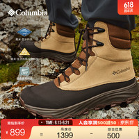 Columbia 户外男子缓震金点防水夹棉保暖冬靴雪地靴BM8418 373咖喱色/褐色 40 (25cm)
