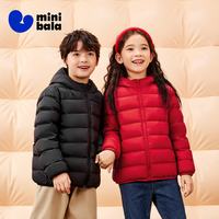MINI BALA 迷你巴拉儿童羽绒服 奶白 10504 35.6g白鸭绒充绒