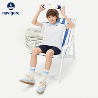 Navigare 男童POLO衫 白色 120cm