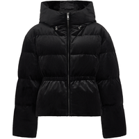 VERO MODA 90白鸭绒 抽绳短款 黑色 XL 女士羽绒服
