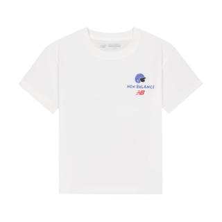 New Balance 儿童夏季简约印花短袖T恤
