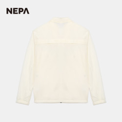 NEPA 耐葩2024年春夏新品户外男士皮肤衣外套防泼水透气夹克男7K30662 雪白E11 175 92A（100）