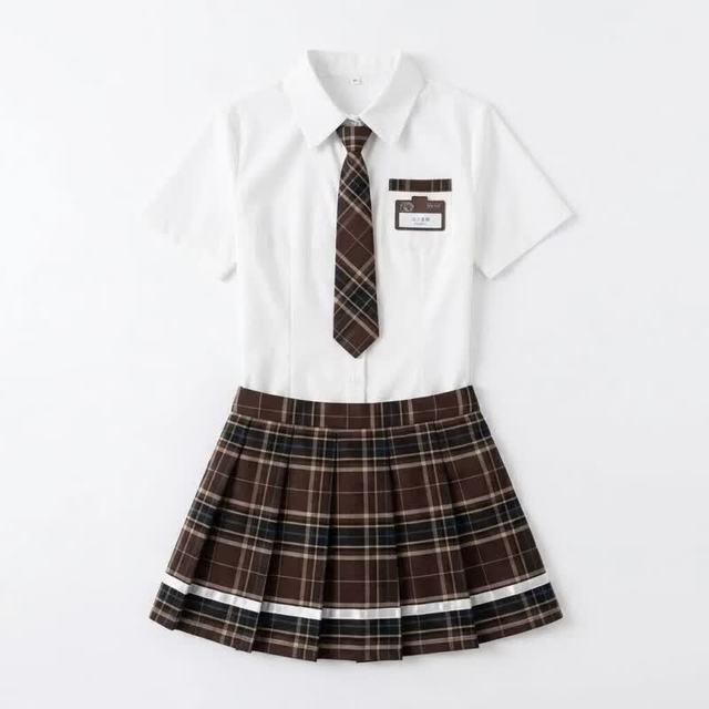 FOURDATRY 性感学生装cosjk短裙服套装