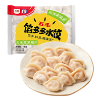 五丰 馅多多玉米蔬菜猪肉水饺 1kg