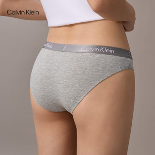 Calvin Klein 卡尔文·克莱恩女士提花腰边棉质微弹性三角内裤