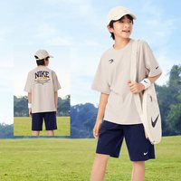 NIKE 耐克 儿童运动套装 男童短袖短裤两件套 N32622270