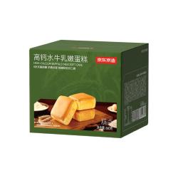 京东京造 高钙水牛乳嫩蛋糕 660g 箱装