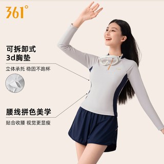 361° 女士长袖分体防晒冲浪潜水泳衣