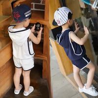 利祖熊 男宝宝夏天衣服2026夏季男童帅气衬衫短裤套装婴幼儿外出两件套潮