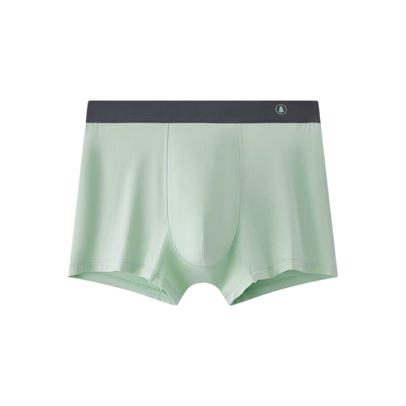 松山棉店 蚕柔莫代尔男士内裤 2XL 浅灰蓝+浅灰+果绿