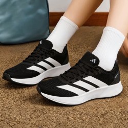 adidas 男鞋休闲鞋缓震休闲鞋透气运动鞋网面学生跑步鞋