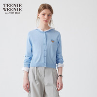 TEENIE WEENIE 刺绣针织开衫 浅蓝色 M 女士上衣