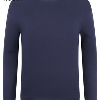 雅戈尔 长袖T恤男 圆领打底衫 透气舒适 白色 3XL