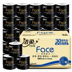 洁柔 Face系列 卷纸 4层140g30卷