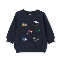 Petit Main 工作车刺绣 儿童卫衣
