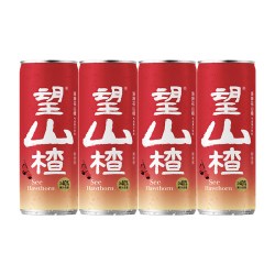 好望水 望山楂山楂气泡果汁饮料 330ml*4罐