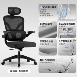 云祈 人体工学椅护腰电脑椅