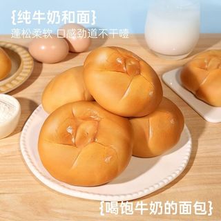 自然道 纯牛奶拉丝老式软面包 400g（8个）