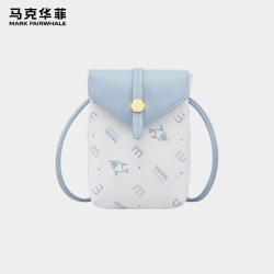 Mark Fairwhale 马克华菲 女士手机包 MF-P001-2-灰蓝