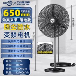 变频工业风扇工业电风扇大风力大功率落地扇牛角扇强力电风扇节能