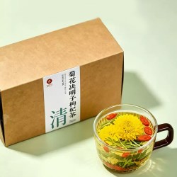 颜花华 菊花决明子枸杞茶 200g 盒装
