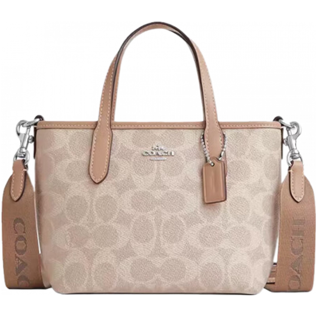 七夕好礼：COACH 【City迷你】托特包 CW032 奶茶
